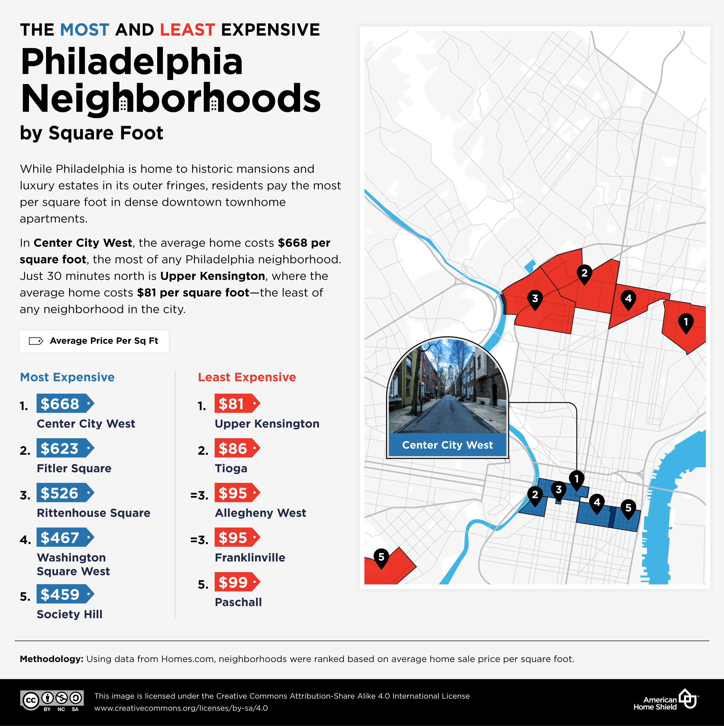 Most-least expensive Philadelphia-neighborhoods-per-sq-ft