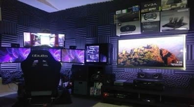 gaming man cave