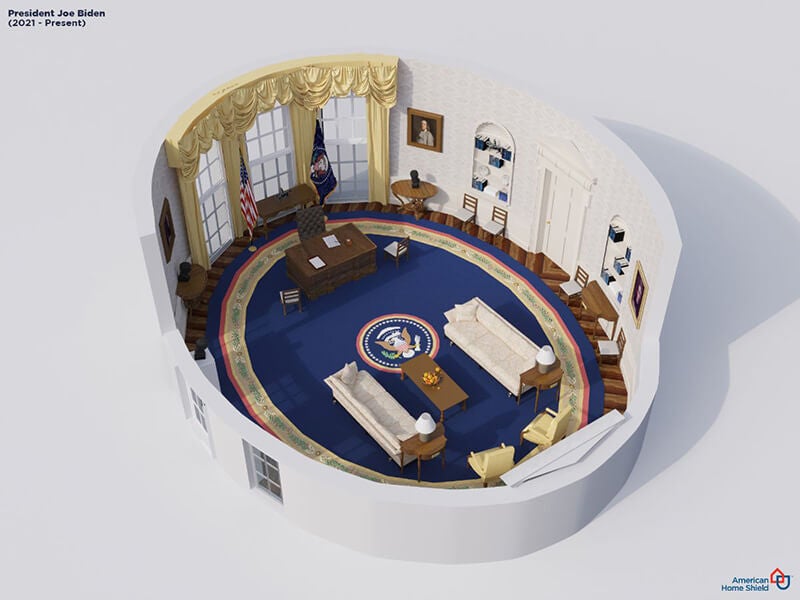 The Evolution of the Oval Office Décor | American Home Shield