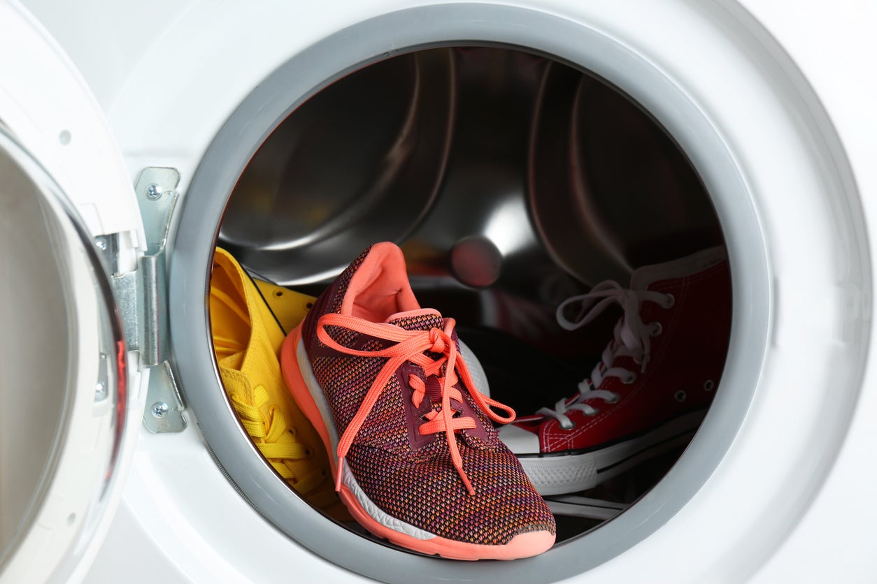 Dirty shoes in my washing machine